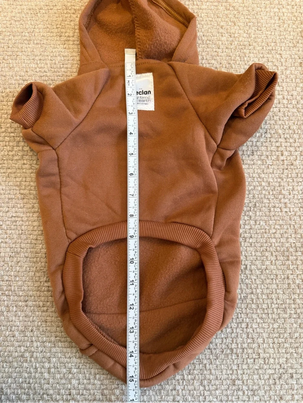 Brown Peace Sign Dog Hoodie
